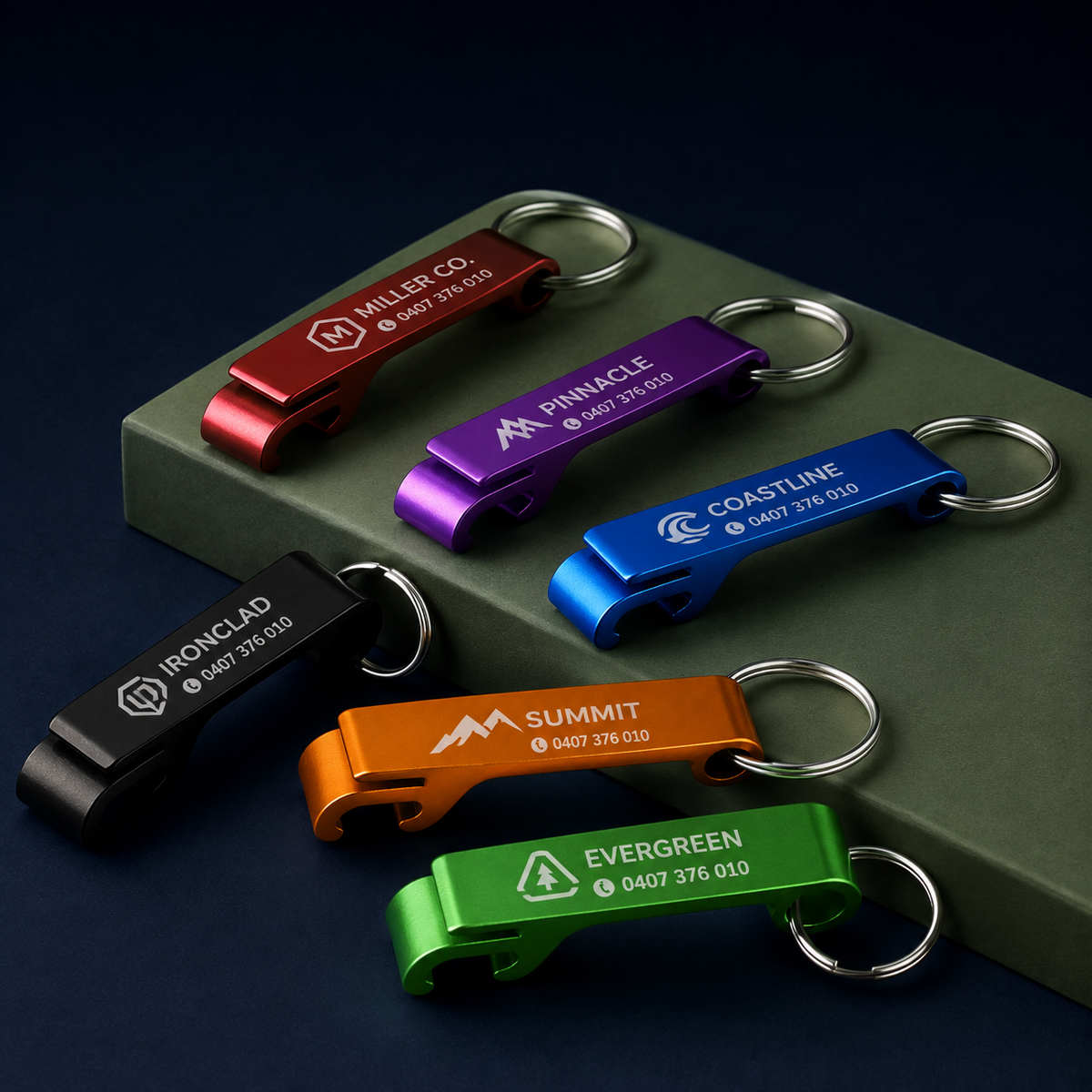 Custom Engraved Bottle Opener Keychain