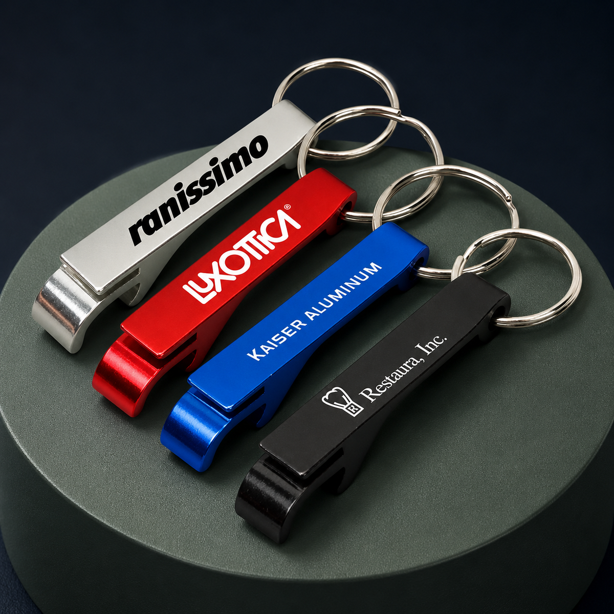 Custom Engraved Bottle Opener Keychain