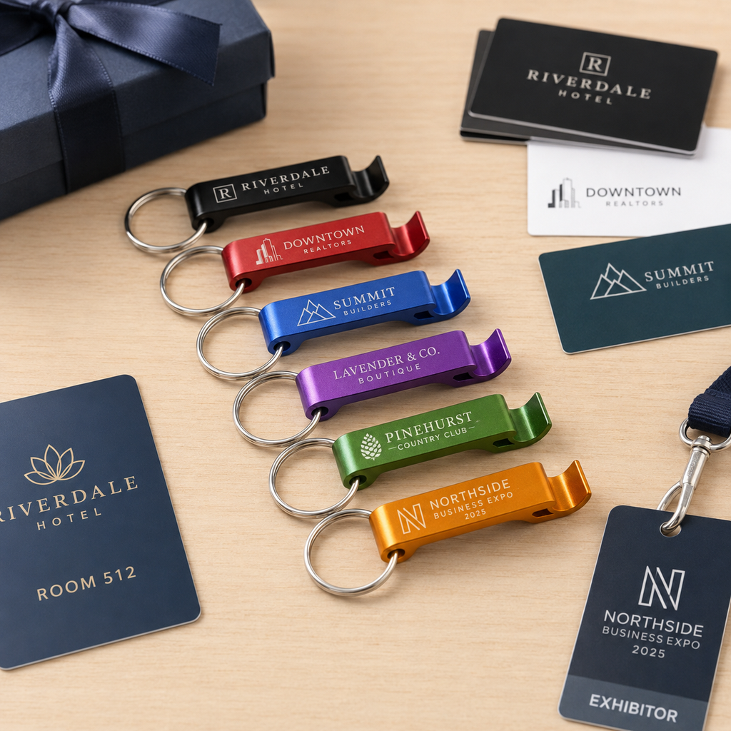 Custom Engraved Bottle Opener Keychain