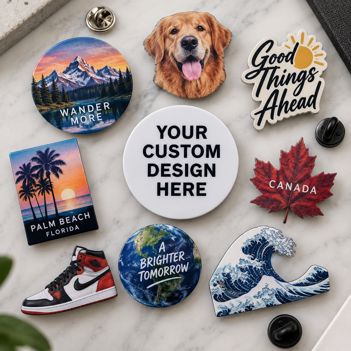 Pin's en émail personnalisé